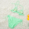 candy flower printing little girl bikini teen  swimwear swimsuit Color color 5