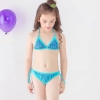 high quality cheap little girl  bikini teen Sequins swimwear swimsuit