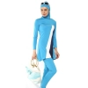 high quality women hooded swimwear burqini Muslim swimsuits Color color 2