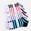 wide stripes cotton mesh comfortable men socks