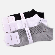 summer fashion combed cotton ankle length thin men socks