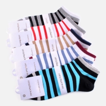 summer design casual fashion stripes socks for men