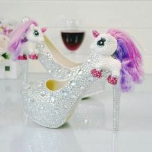 fashion horse wedding shoes pumps