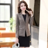 2018 wild fashion one button long sleeve women blazer jacket