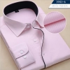 Korea design slim fit pink shirt for men