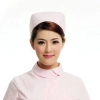 fashion three bar medical store clerk hat nurse doctor  hat uniform