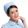 fashion three bar medical store clerk hat nurse doctor  hat uniform