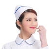 fashion three bar medical store clerk hat nurse doctor  hat uniform