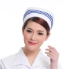 fashion high quality nurse doctor bar printing hat nurse hat