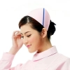 fashion three bar medical store clerk hat nurse doctor  hat uniform