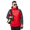 fashion men/men windbreaker Interchange Jacket outdoor coat Color men red