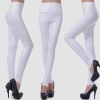 Europe America sexy imitation leather PU high waist women's leggings pants