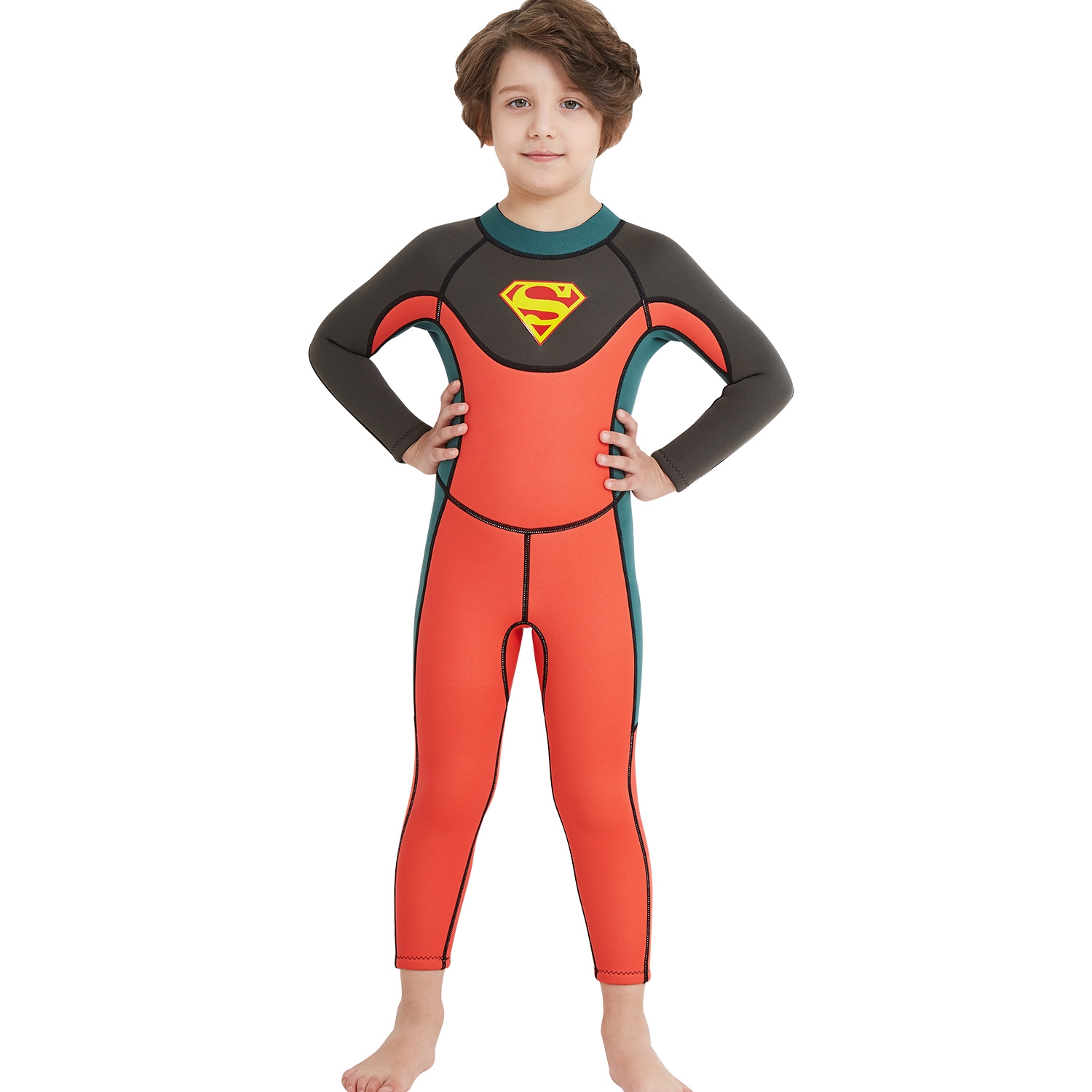 long sleeve anti UV x-manta children  wetsuit swimming suit for boy teen
