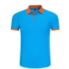 high quality turn down collar work staff t-shirt unifrom Color color 1