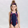 one-piece bare back bikini swimwear Color children navy