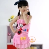 cartoon mickey mouse children girl swimwear swimsuit Color Pink