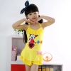 high quality mickey mouse  swimsuit for girl Color Yellow