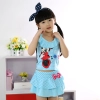 high quality mickey mouse  swimsuit for girl Color Light Blue