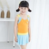 lovely one piece child girl swimwear Color color 2