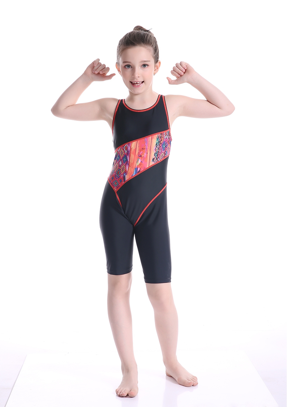 two-pieces teenager girl swimwear for little girl (25 designs)