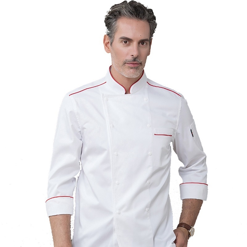 Europe style restaurant chef jacket working wear uniform Factory Wholesale