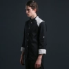 young single breasted workswear restaurant  chef jacket baker uniform