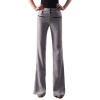 Europe Russia style wide leg women's flare pant,bell-bottom trousers