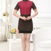 high quality stripes hotel restaurant waiter waitress shirt uniform with apron