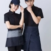 fashion zipper short / knee length waiter apron staff apron