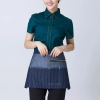 fashion zipper short / knee length waiter apron staff apron