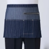 fashion zipper short / knee length waiter apron staff apron
