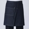 fashion zipper short / knee length waiter apron staff apron