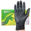 power free textured black gloves disposable nitrile gloves wholesale