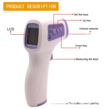 Family /Company using LCD handler infrared thermometer low price discount