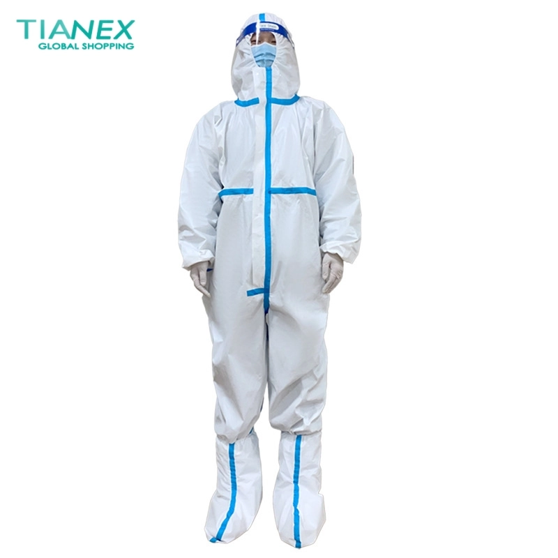 high quality medical use disposable protective clothing protective suit CE FDA certificated