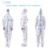 civil/medical use disposable  protective clothing SMS CE FDA certificated Isolation suit Color color 3