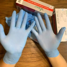 Vietnam vgloves non-sterile nitrile medical disposable Examination gloves CE FDA certificated discount