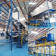 Nitrile gloves machine produce line nitrile glove factory building