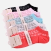 cute jacquard woman ankle socks