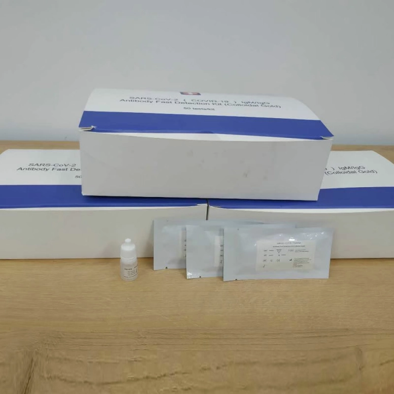 Sars-cov-2 COVID-19 (IgG/IgM) Antibody Fast Detection Kit (Colloidal Gold) China Factory wholesale