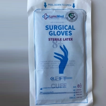 high quality  sterile  latex surgical glove medical disposable gloves