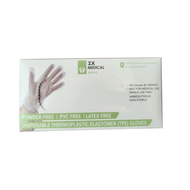 high quality plastic glove TPE glove disposable gloves