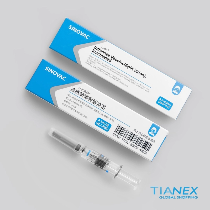 China sinovac adult use 0.5ml/syringe inactiaved influenza vaccine influenza shot IIV3