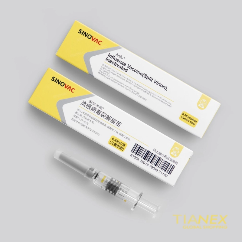 China sinovac children use 0.25ml/syringe inactivated influenza vaccine influenza shot IIV3