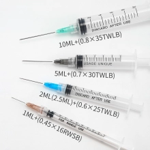 disposable medical sterile syringe needle wholesale FDA510k