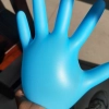 China irder medical plastic  vinyl/nitrile blend non-medical disposable  gloves Color color 1