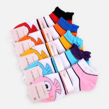 fashion trend cartoon fish women socks