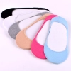 simple cheap solid low cut women socks