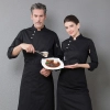 2022 new design high quality restaurant hotel kitchen chef's coat uniform discount wholesale