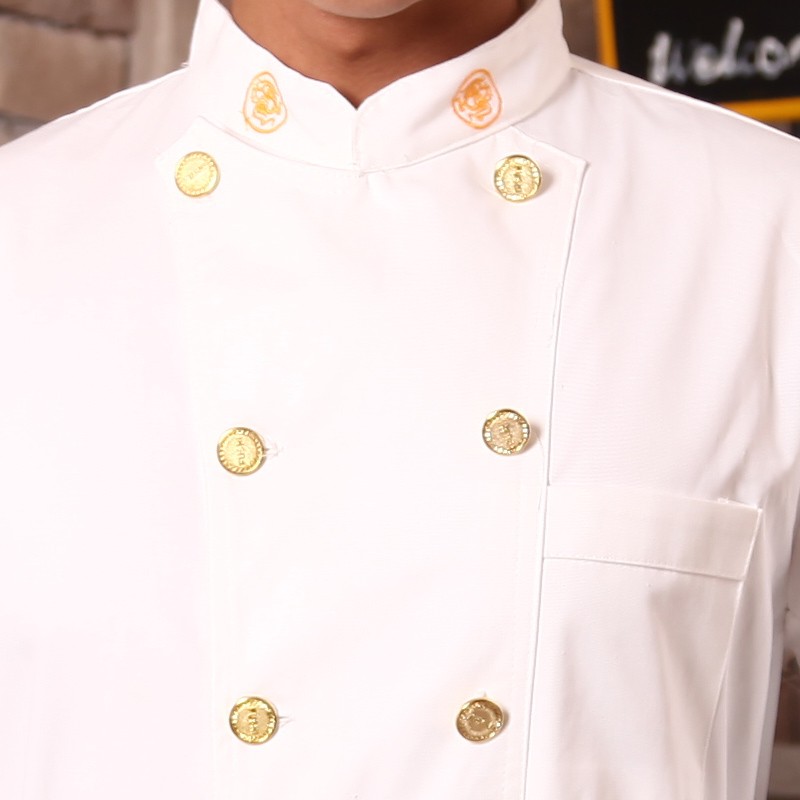 dragon embroidery restaurant chef coat Factory Wholesale
